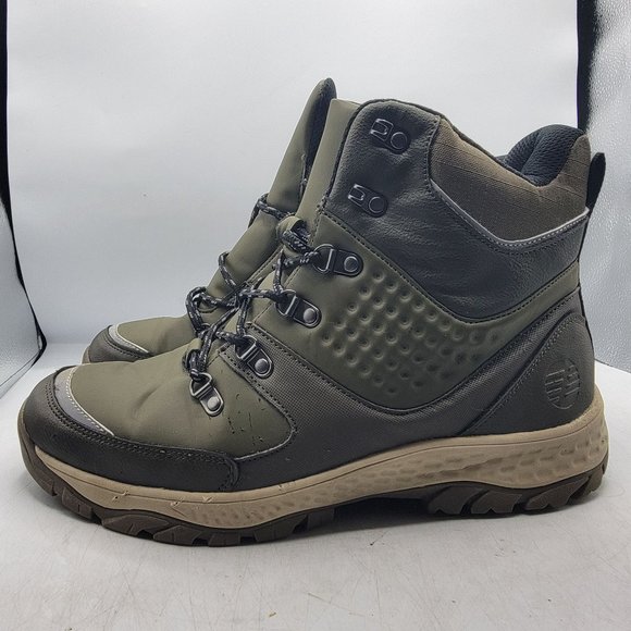Z by Zella Terran Mens 10M Olive Green Outdoors Boots Comfort Casual Workwear - Picture 5 of 14